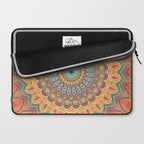 Jewel Mandala - Mandala Art Laptop Sleeve Gallery Image 2