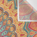 Jewel Mandala - Mandala Art Wall Tapestry Gallery Image 3