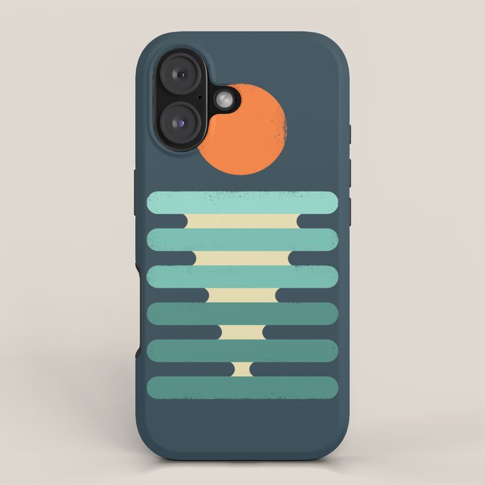 Minimalist ocean iPhone Case Gallery Image 1