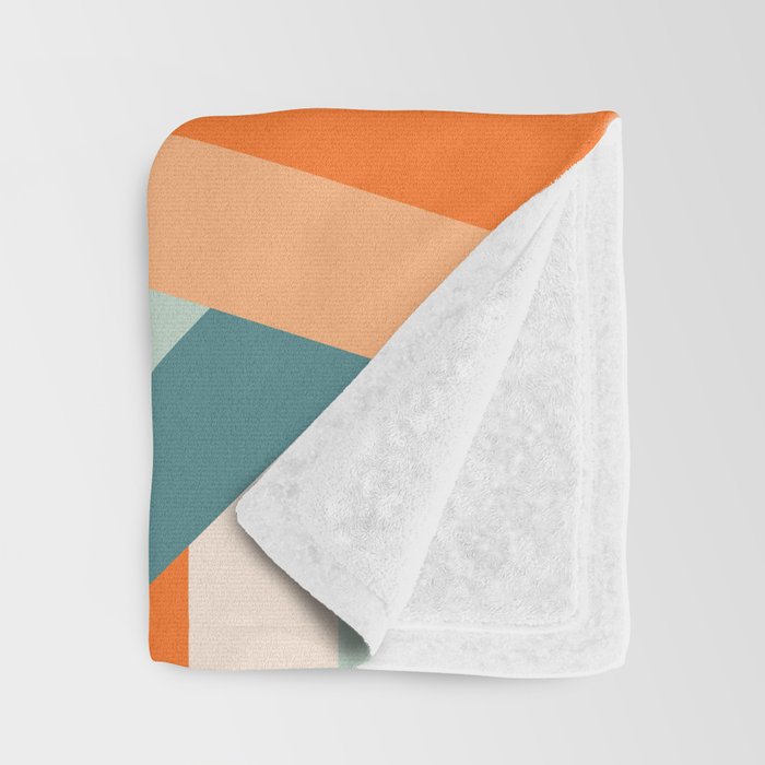 Ribbon Stripes - retro Throw Blanket Gallery Image 3