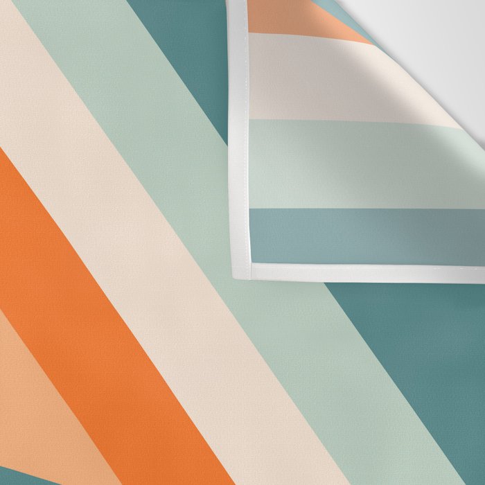 Ribbon Stripes - retro Wall Tapestry Gallery Image 3