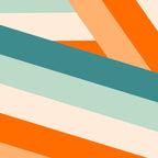 Ribbon Stripes - retro Coffee Mug Gallery Image 2