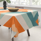 Ribbon Stripes - retro Tablecloth Gallery Image 3
