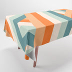 Ribbon Stripes - retro Tablecloth Gallery Image 1