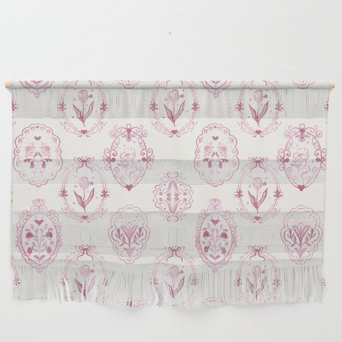 Victorian frame with flowers Wall Hanging Gallery Image 1