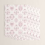 Victorian frame with flowers Wrapping Paper Gallery Image 3