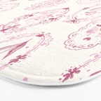 Victorian frame with flowers Bath Mat Gallery Image 3