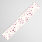 Victorian frame with flowers Table Runner Gallery Image 3