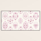 Victorian frame with flowers Desk Mat Gallery Image 3
