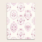 Victorian frame with flowers Notebook Gallery Image 4