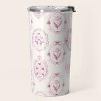 Victorian frame with flowers Travel Mug Gallery Image 2