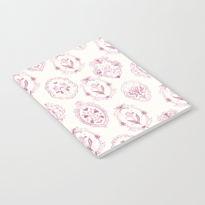 Victorian frame with flowers Notebook Gallery Image 1