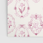 Victorian frame with flowers Poster Gallery Image 3