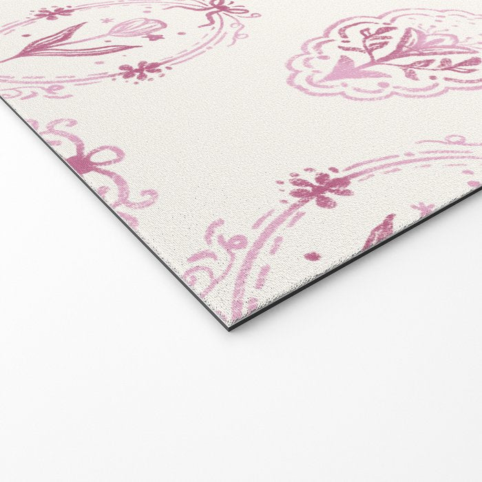 Victorian frame with flowers Welcome Mat Gallery Image 2