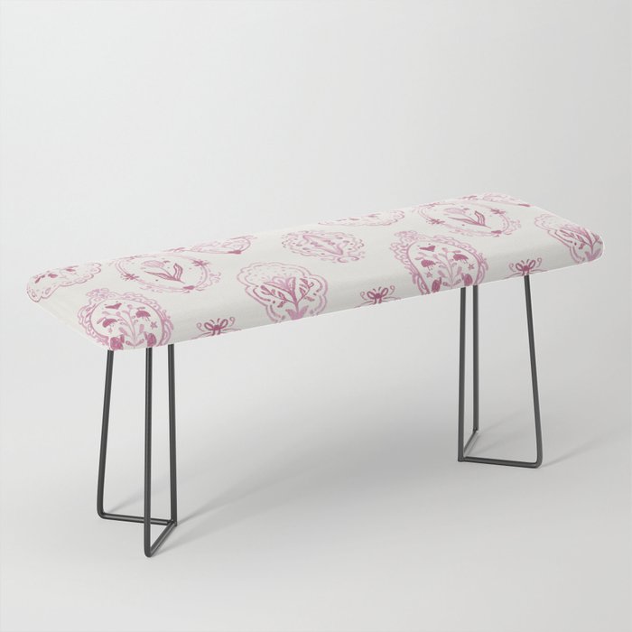 Victorian frame with flowers Bench Gallery Image 1