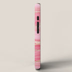 Blush Pink And Gold Marble Stripes iPhone Case Gallery Image 2