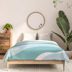 blue mountain sunset Comforter Gallery Image 3