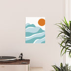 blue mountain sunset Poster Gallery Image 2