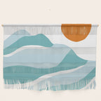 blue mountain sunset Wall Hanging Gallery Image 1