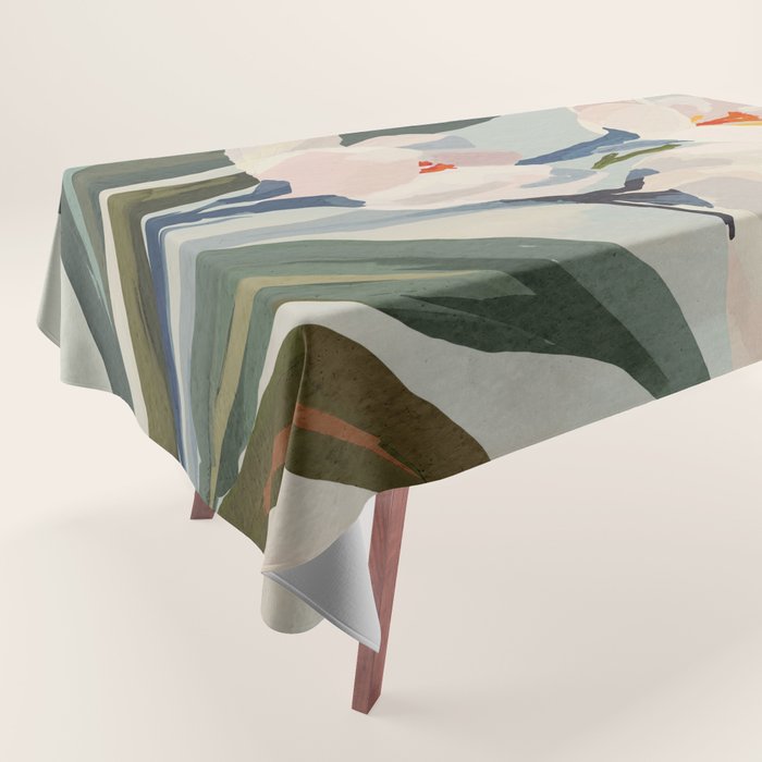 Soft Bloom Tablecloth Gallery Image 1