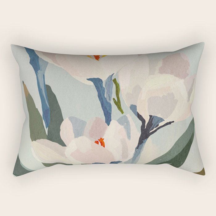 Soft Bloom Rectangular Pillow Gallery Image 1