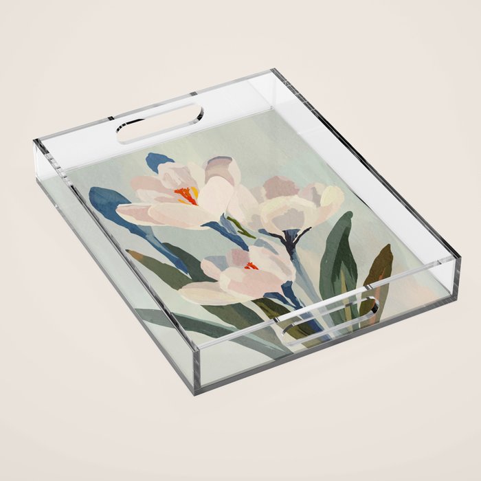 Soft Bloom Acrylic Tray Gallery Image 1