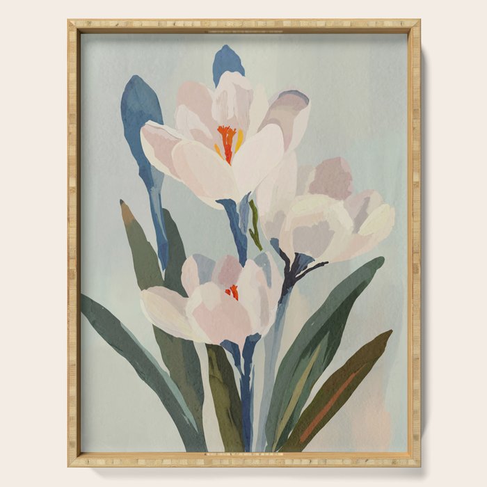 Soft Bloom Serving Tray Gallery Image 1
