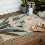 Soft Bloom Outdoor Rug Gallery Image 2