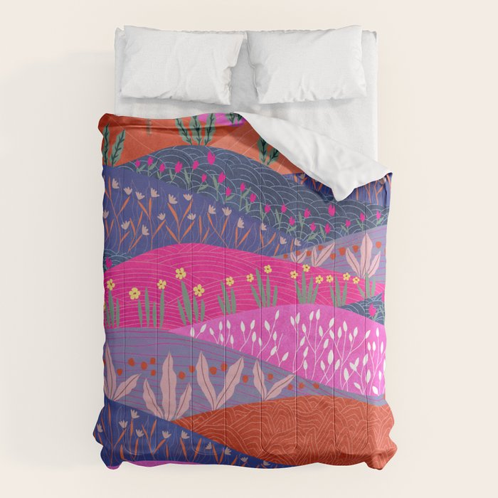 Sunset Mountains Comforter Gallery Image 1