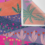 Sunset Mountains Wall Tapestry Gallery Image 3