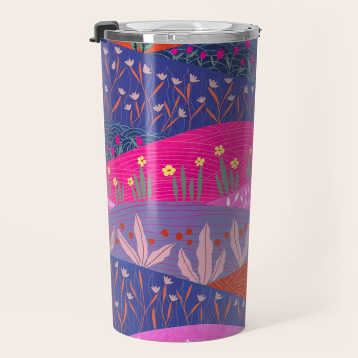 Sunset Mountains Travel Mug Gallery Image 3