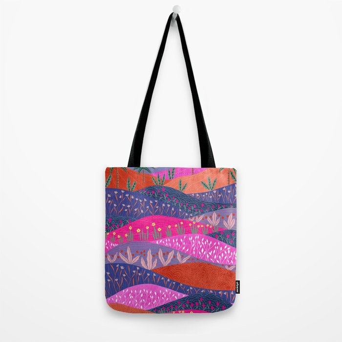Sunset Mountains Tote Bag Gallery Image 2