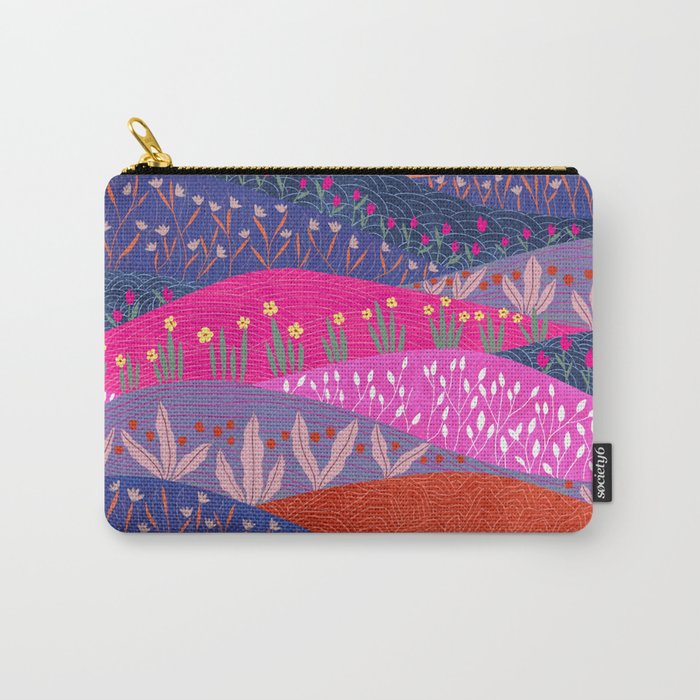 Sunset Mountains Carry All Pouch Gallery Image 1