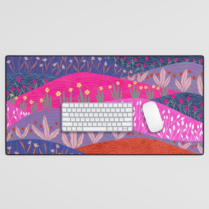 Sunset Mountains Desk Mat Gallery Image 1