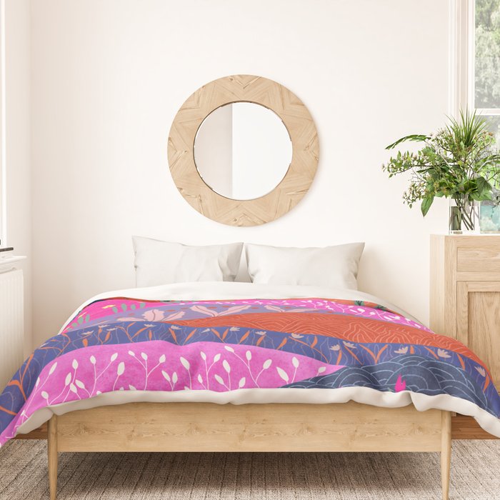 Sunset Mountains Duvet Cover Gallery Image 3