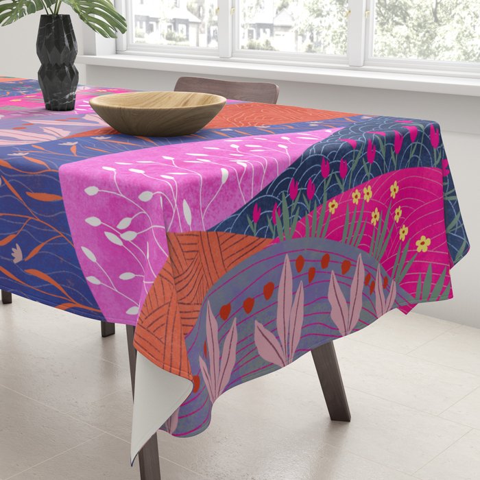 Sunset Mountains Tablecloth Gallery Image 3