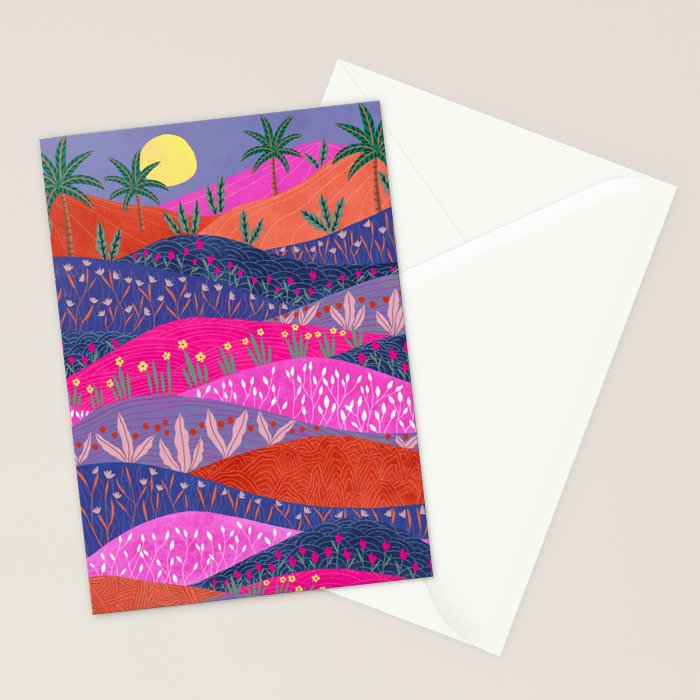 Sunset Mountains Stationery Card Gallery Image 2