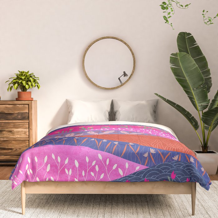 Sunset Mountains Comforter Gallery Image 3