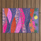 Sunset Mountains Outdoor Rug Gallery Image 1