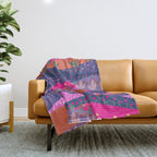 Sunset Mountains Throw Blanket Gallery Image 1