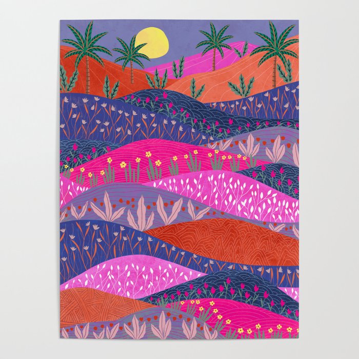 Sunset Mountains Poster Gallery Image 1