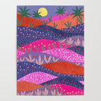 Sunset Mountains Poster Gallery Image 4