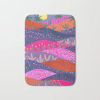 Sunset Mountains Bath Mat Gallery Image 1