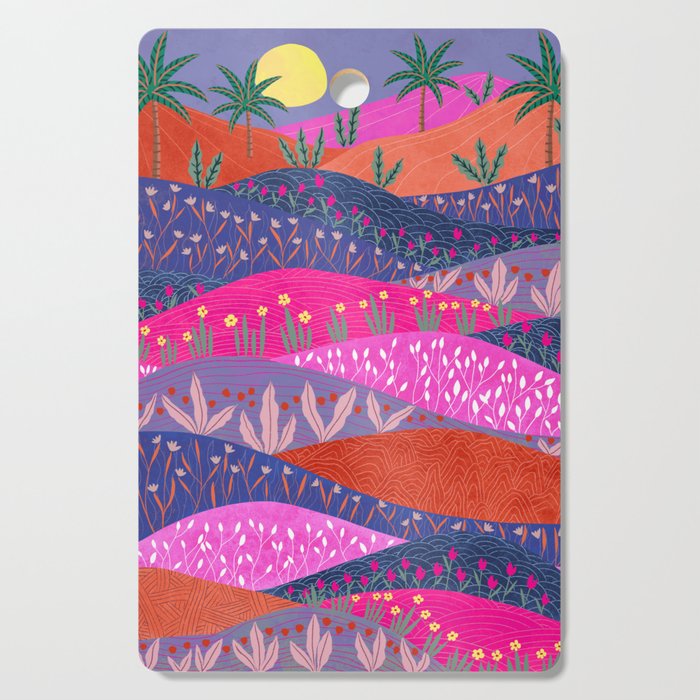 Sunset Mountains Cutting Board Gallery Image 1