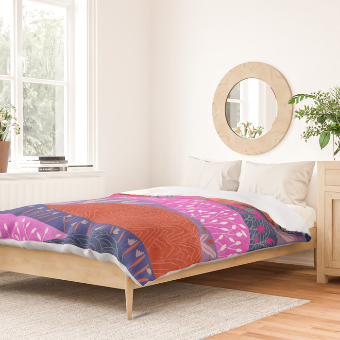 Sunset Mountains Duvet Cover Gallery Image 2