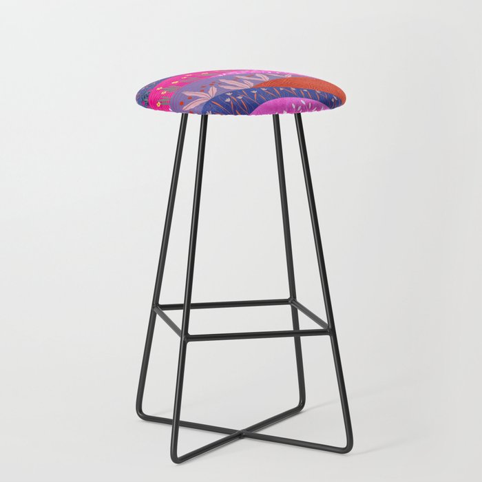 Sunset Mountains Stool Gallery Image 1