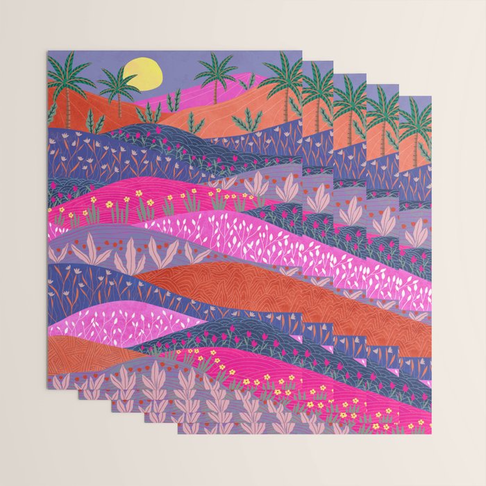 Sunset Mountains Wrapping Paper Gallery Image 3