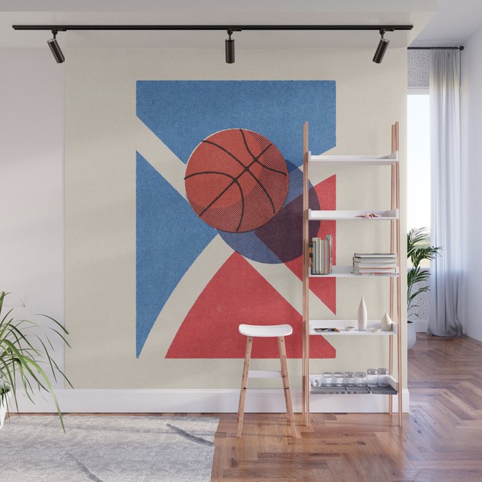 BALLS / Basketball - outdoor II Wall Mural Gallery Image 1