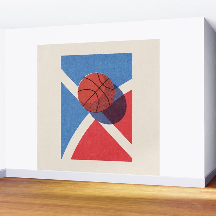 BALLS / Basketball - outdoor II Wall Mural Gallery Image 2
