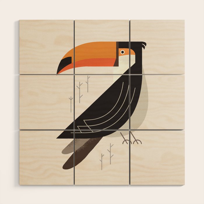 Toucan, Bird of South America Wood Wall Art Gallery Image 1